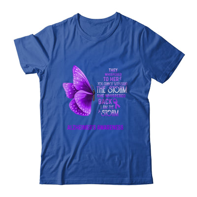 I Am The Storm Alzheimer's Awareness Butterfly T-Shirt & Tank Top | Teecentury.com
