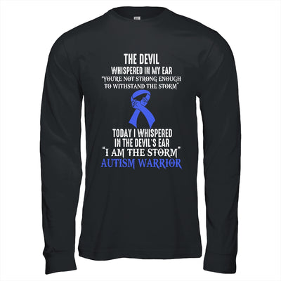 I Am The Storm Autism Awareness Warrior Shirt & Hoodie | teecentury