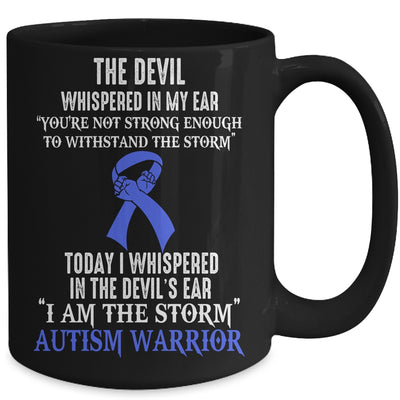 I Am The Storm Autism Awareness Warrior Mug | teecentury