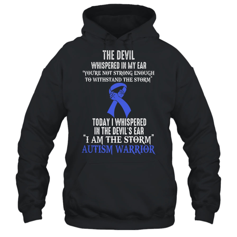 I Am The Storm Autism Awareness Warrior Shirt & Hoodie | teecentury
