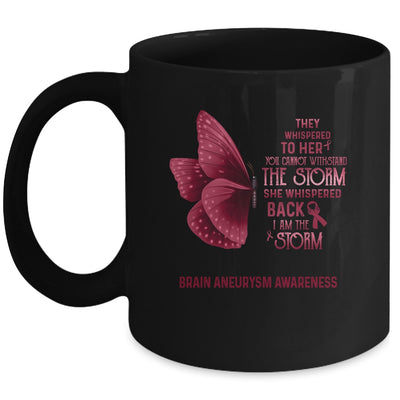 I Am The Storm Brain Aneurysm Awareness Butterfly Mug Coffee Mug | Teecentury.com