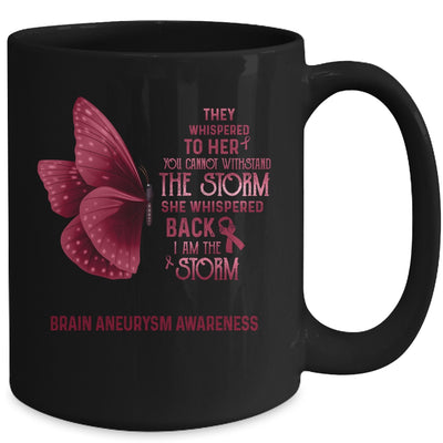 I Am The Storm Brain Aneurysm Awareness Butterfly Mug Coffee Mug | Teecentury.com