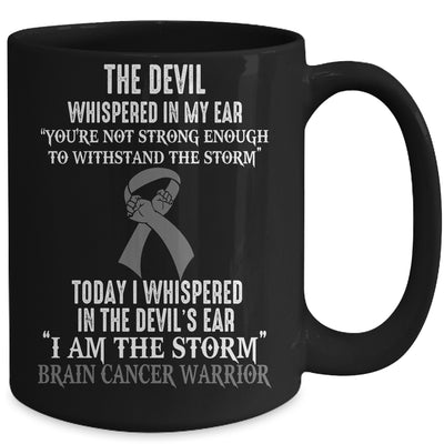 I Am The Storm Brain Cancer Awareness Warrior Mug | teecentury