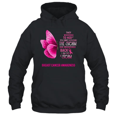 I Am The Storm Breast Cancer Awareness Butterfly T-Shirt & Tank Top | Teecentury.com