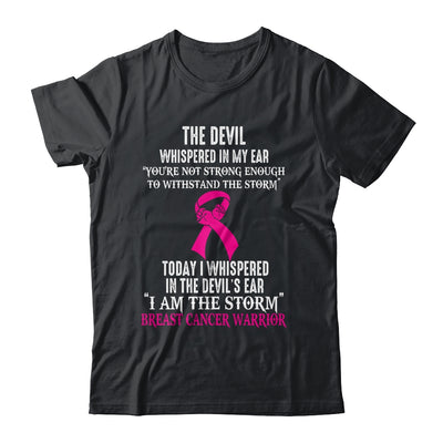 I Am The Storm Breast Cancer Awareness Warrior Shirt & Hoodie | teecentury