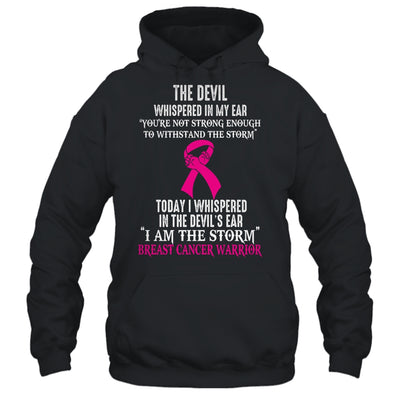 I Am The Storm Breast Cancer Awareness Warrior Shirt & Hoodie | teecentury