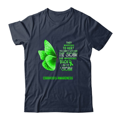 I Am The Storm Cirrhosis Awareness Butterfly T-Shirt & Tank Top | Teecentury.com