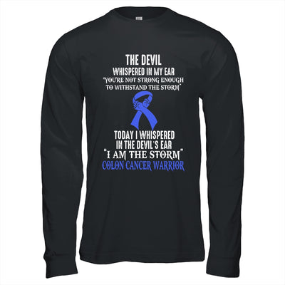 I Am The Storm Colon Cancer Awareness Warrior Shirt & Hoodie | teecentury