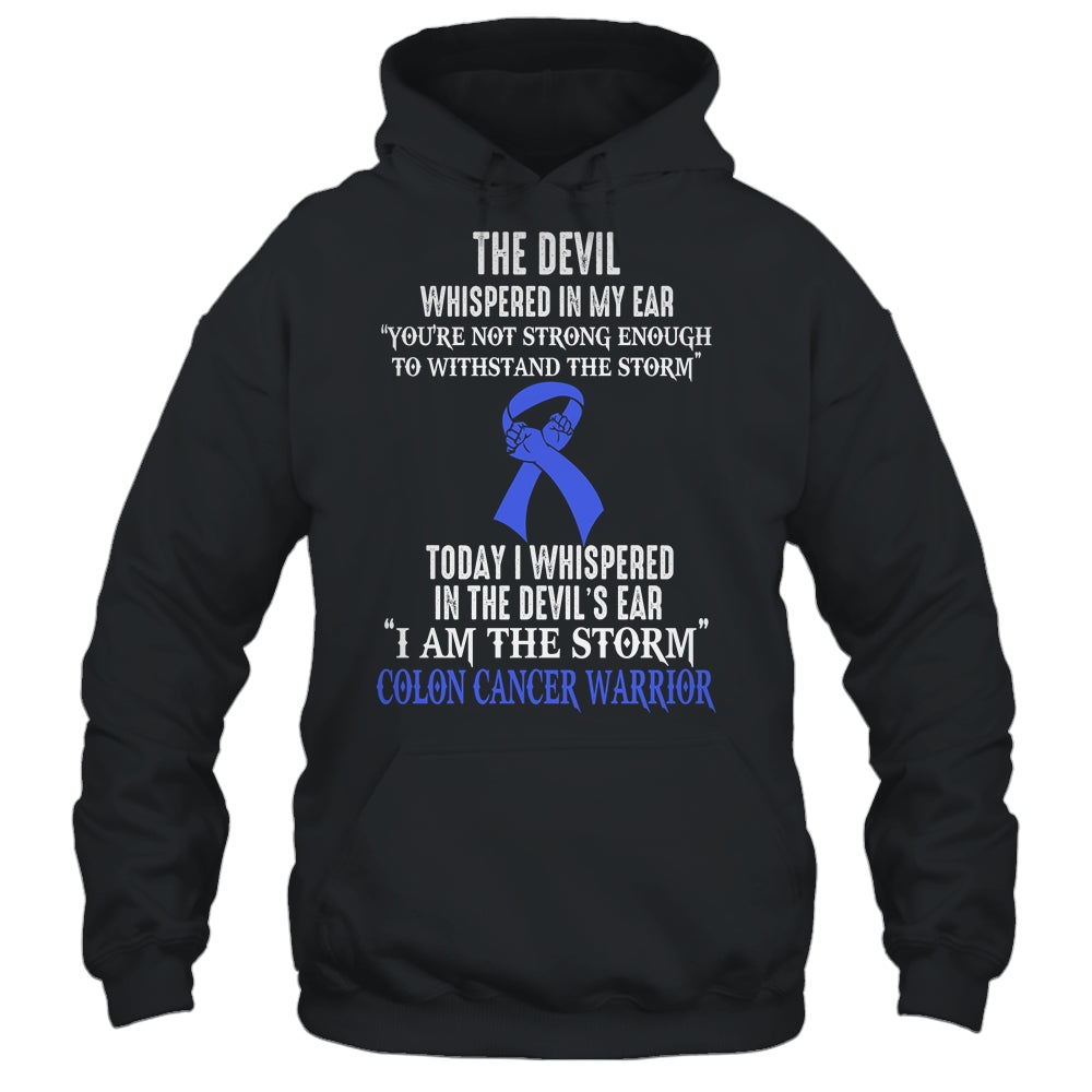 I Am The Storm Colon Cancer Awareness Warrior Shirt & Hoodie | teecentury