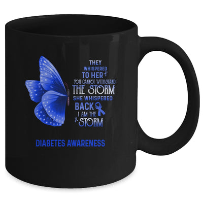 I Am The Storm Diabetes Awareness Butterfly Mug Coffee Mug | Teecentury.com