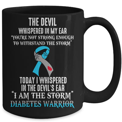 I Am The Storm Diabetes Awareness Warrior Mug | teecentury