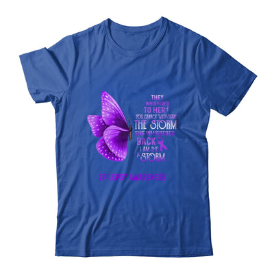 I Am The Storm Epilepsy Awareness Butterfly T-Shirt & Tank Top | Teecentury.com