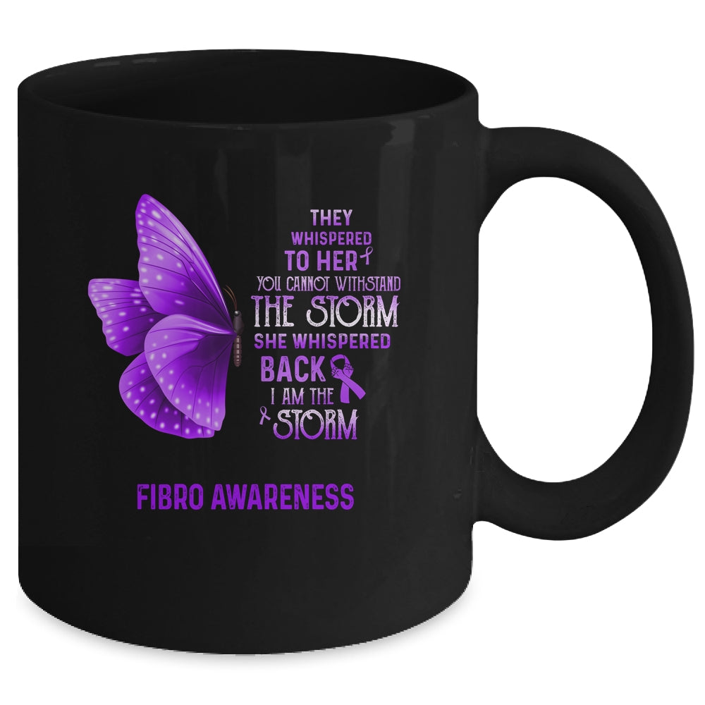 I Am The Storm Fibro Awareness Butterfly Mug Coffee Mug | Teecentury.com