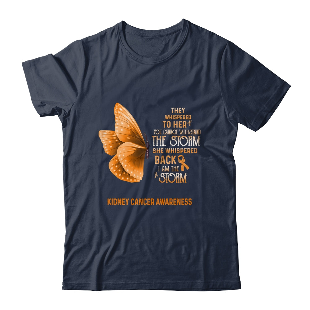 I Am The Storm Kidney Cancer Awareness Butterfly T-Shirt & Tank Top | Teecentury.com