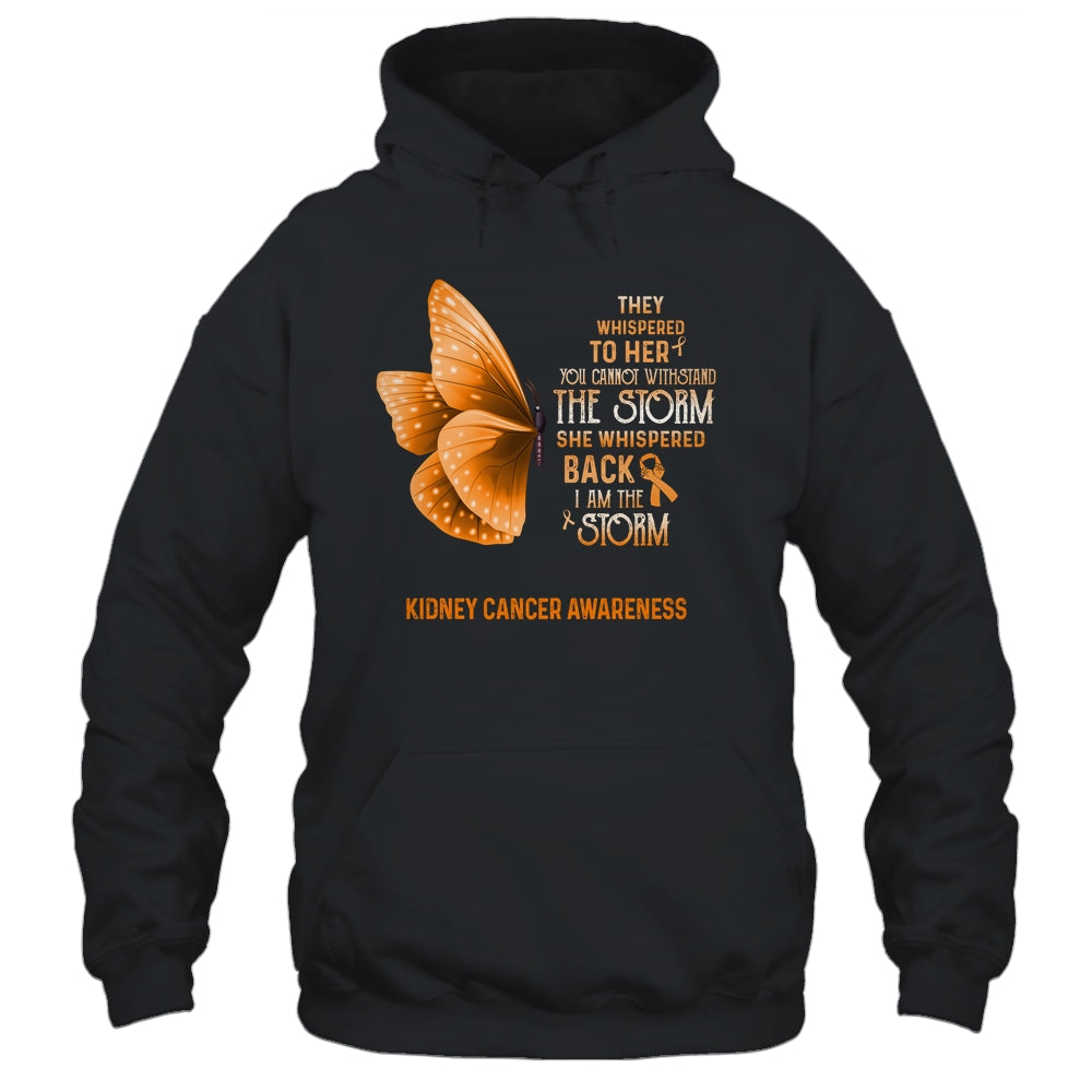 I Am The Storm Kidney Cancer Awareness Butterfly T-Shirt & Tank Top | Teecentury.com