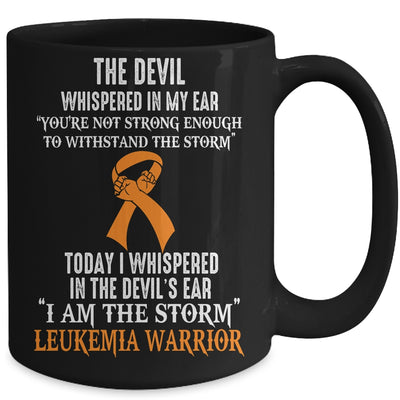 I Am The Storm Leukemia Awareness Warrior Mug | teecentury