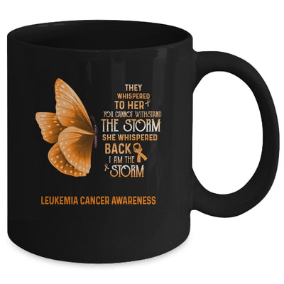I Am The Storm Leukemia Cancer Awareness Butterfly Mug Coffee Mug | Teecentury.com