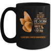 I Am The Storm Leukemia Cancer Awareness Butterfly Mug Coffee Mug | Teecentury.com