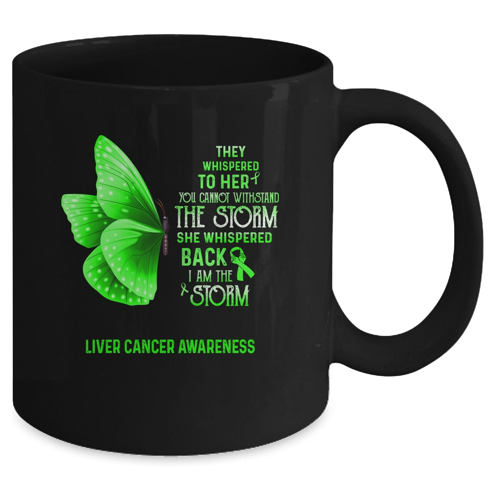 I Am The Storm Liver Cancer Awareness Butterfly Mug Coffee Mug | Teecentury.com