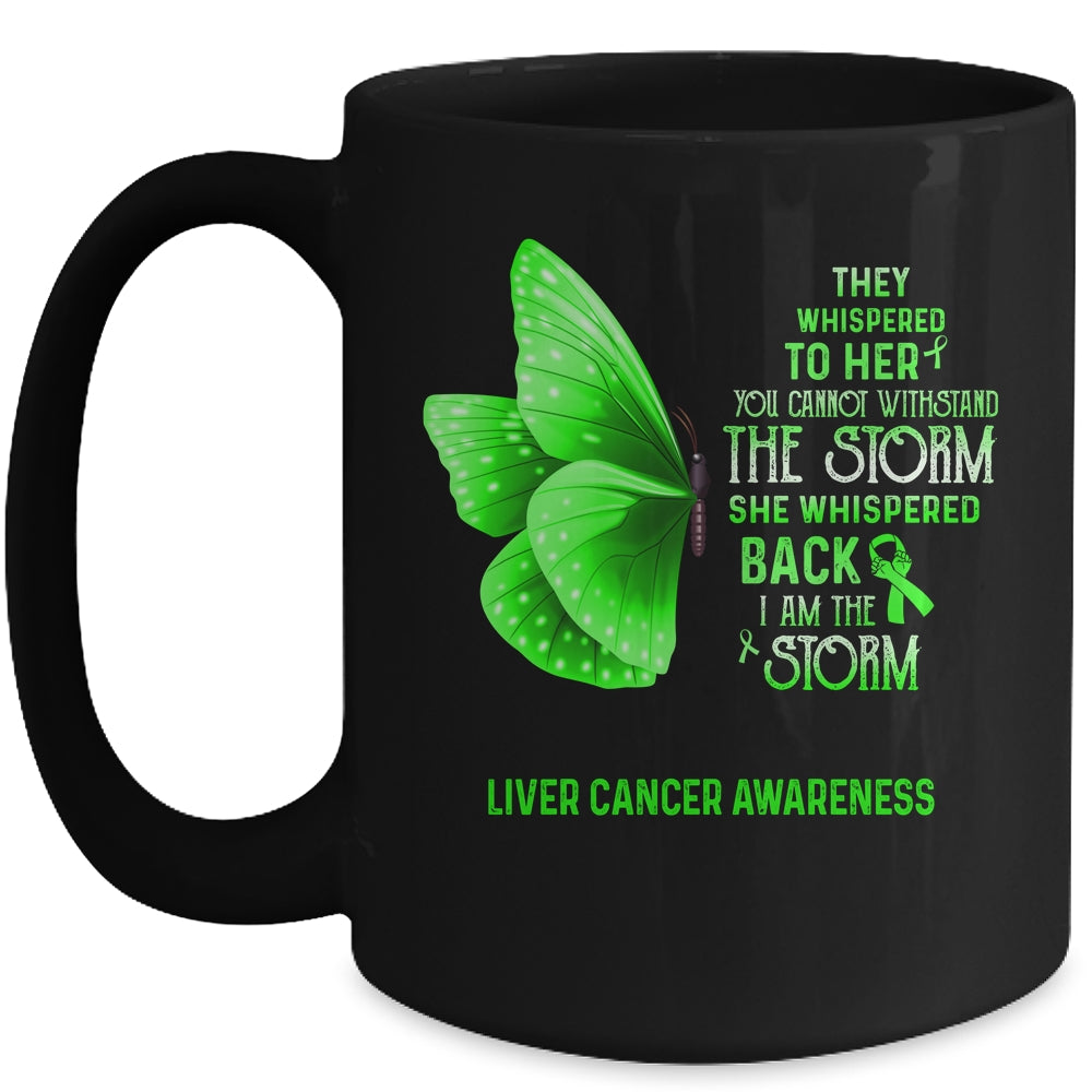 I Am The Storm Liver Cancer Awareness Butterfly Mug Coffee Mug | Teecentury.com