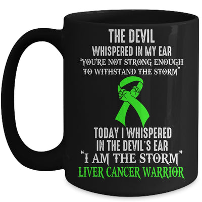 I Am The Storm Liver Cancer Awareness Warrior Mug | teecentury