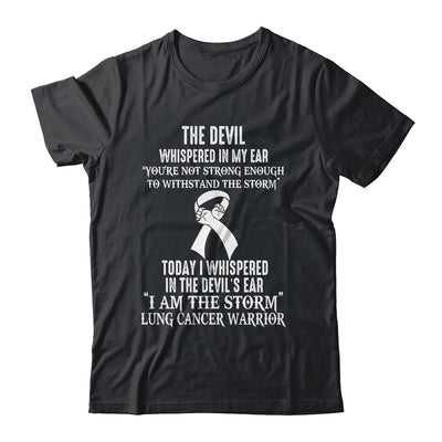 I Am The Storm Lung Cancer Awareness Warrior Shirt & Hoodie | teecentury