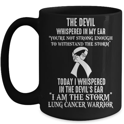 I Am The Storm Lung Cancer Awareness Warrior Mug | teecentury