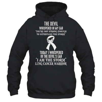 I Am The Storm Lung Cancer Awareness Warrior Shirt & Hoodie | teecentury