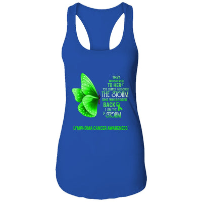 I Am The Storm Lymphoma Cancer Awareness Butterfly T-Shirt & Tank Top | Teecentury.com