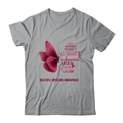 I Am The Storm Multiple Myeloma Awareness Butterfly T-Shirt & Tank Top | Teecentury.com