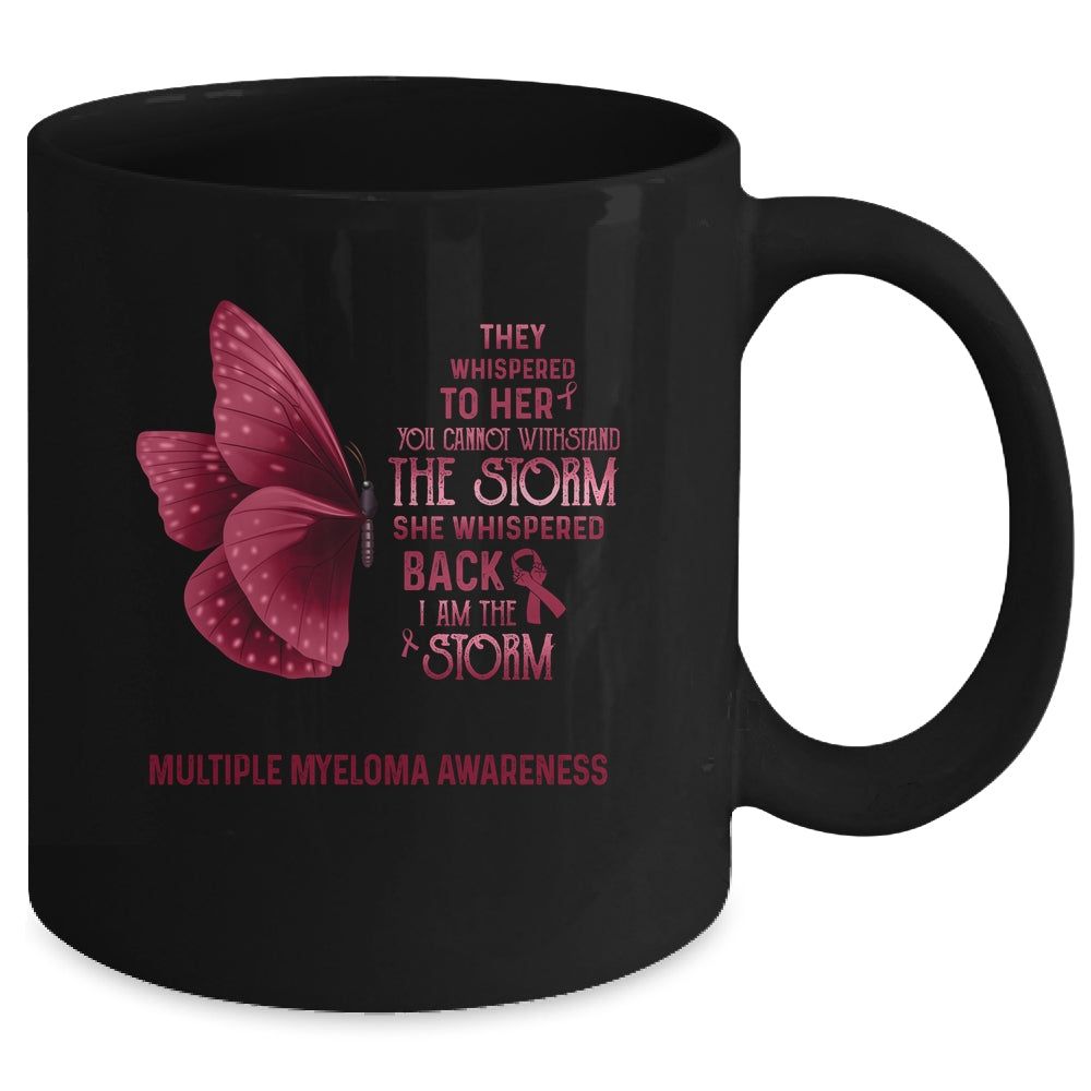 I Am The Storm Multiple Myeloma Awareness Butterfly Mug Coffee Mug | Teecentury.com