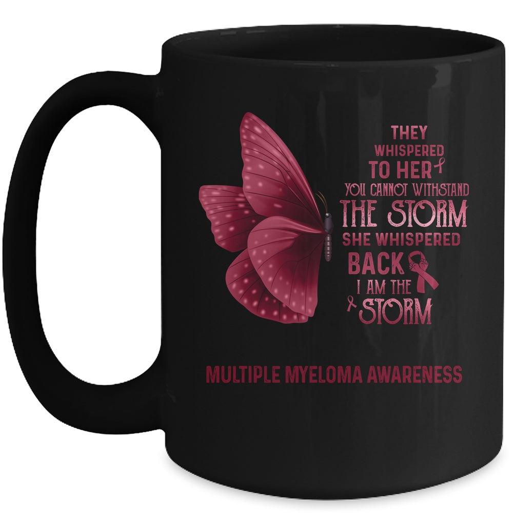 I Am The Storm Multiple Myeloma Awareness Butterfly Mug Coffee Mug | Teecentury.com