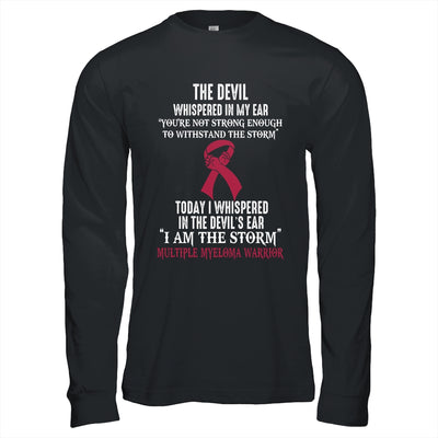 I Am The Storm Multiple Myeloma Awareness Warrior Shirt & Hoodie | teecentury