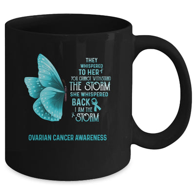 I Am The Storm Ovarian Cancer Awareness Butterfly Mug Coffee Mug | Teecentury.com