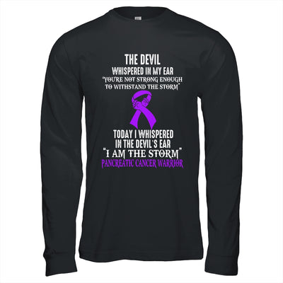 I Am The Storm Pancreatic Cancer Awareness Warrior Shirt & Hoodie | teecentury