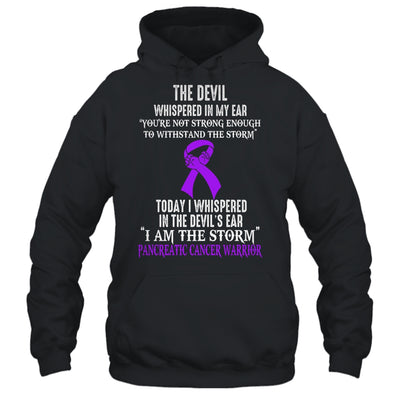 I Am The Storm Pancreatic Cancer Awareness Warrior Shirt & Hoodie | teecentury