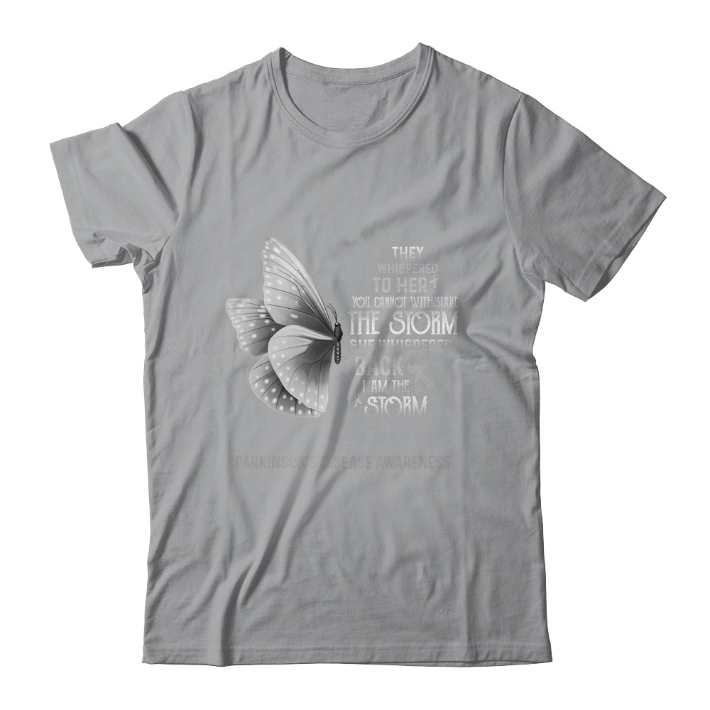 I Am The Storm Parkinson's Disease Awareness Butterfly T-Shirt & Tank Top | Teecentury.com