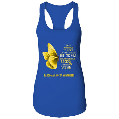 I Am The Storm Sarcoma Cancer Awareness Butterfly T-Shirt & Tank Top | Teecentury.com