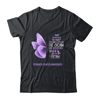 I Am The Storm Stomach Cancer Awareness Butterfly T-Shirt & Tank Top | Teecentury.com