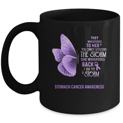 I Am The Storm Stomach Cancer Awareness Butterfly Mug Coffee Mug | Teecentury.com