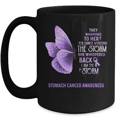 I Am The Storm Stomach Cancer Awareness Butterfly Mug Coffee Mug | Teecentury.com