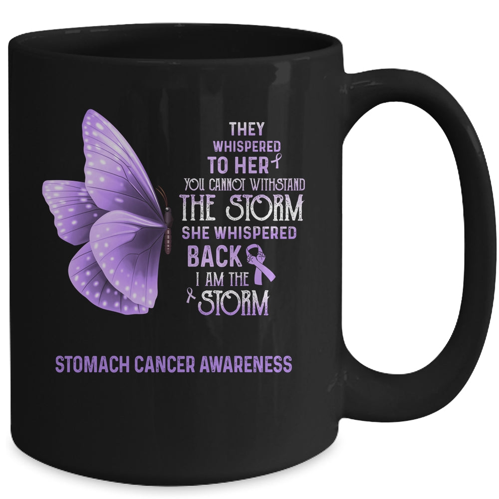 I Am The Storm Stomach Cancer Awareness Butterfly Mug Coffee Mug | Teecentury.com