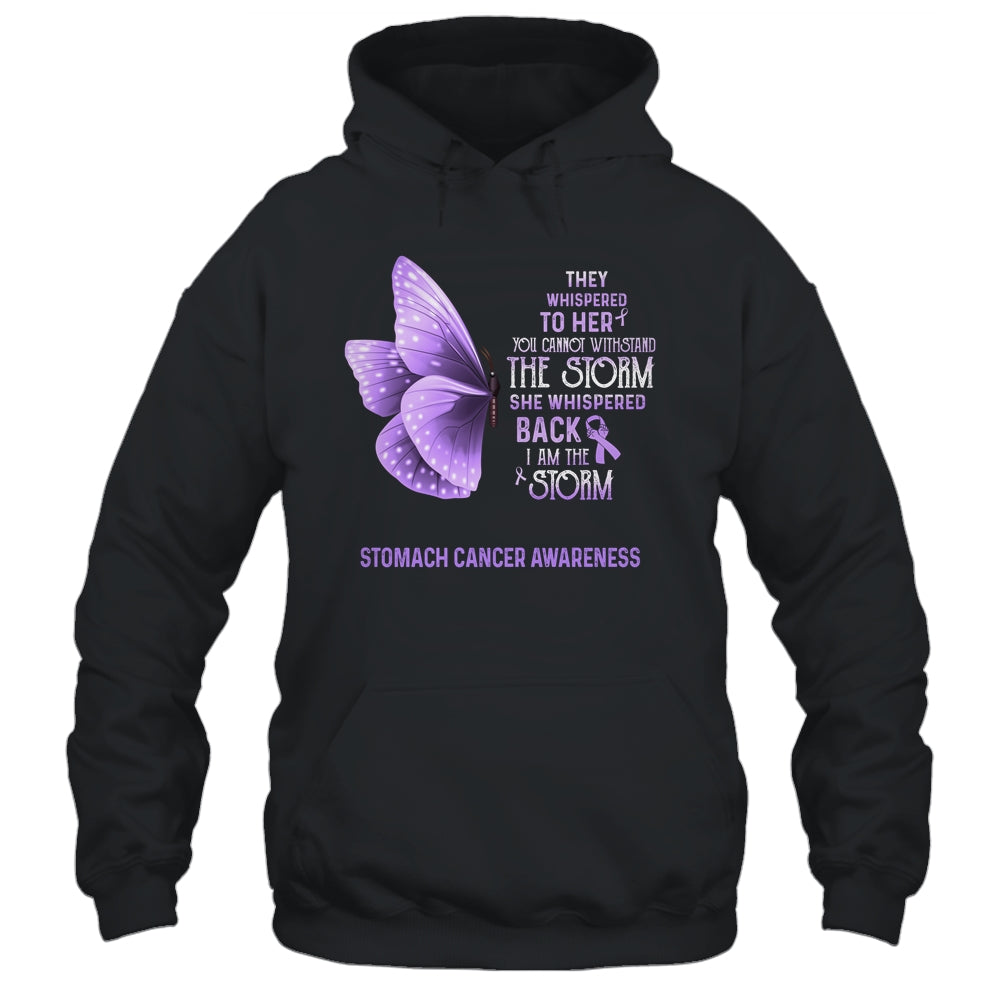 I Am The Storm Stomach Cancer Awareness Butterfly T-Shirt & Tank Top | Teecentury.com