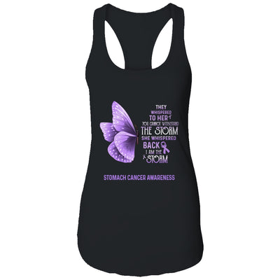 I Am The Storm Stomach Cancer Awareness Butterfly T-Shirt & Tank Top | Teecentury.com