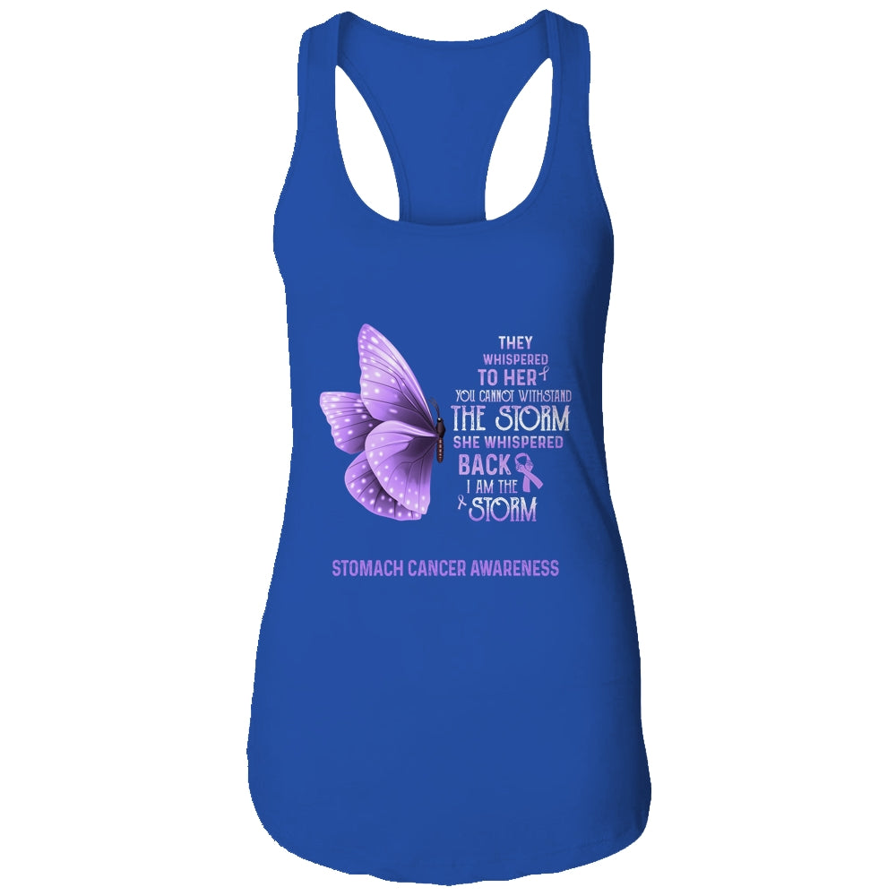 I Am The Storm Stomach Cancer Awareness Butterfly T-Shirt & Tank Top | Teecentury.com