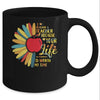 I Became A Teacher Because Your Life Is Worth My Time Gift Mug Coffee Mug | Teecentury.com