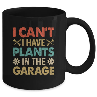 I Can't I Have Plans In The Garage Funny Car Mechanic Retro Mug | teecentury