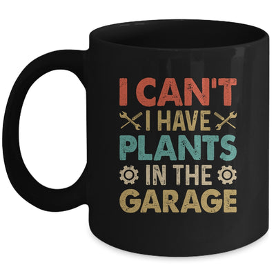 I Can't I Have Plans In The Garage Funny Car Mechanic Retro Mug | teecentury