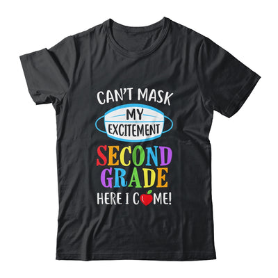 I Cant Mask My Excitement 2nd Grade Here I Come Youth Shirt | Teecentury.com