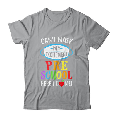 I Cant Mask My Excitement Preschool Here I Come Youth Shirt | Teecentury.com